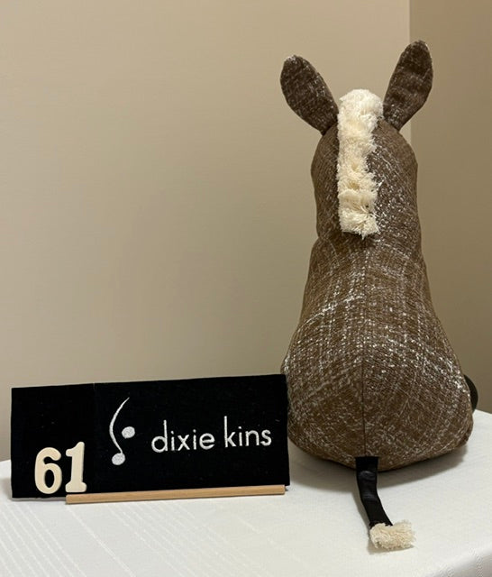 61. Tan and Silver Donkey