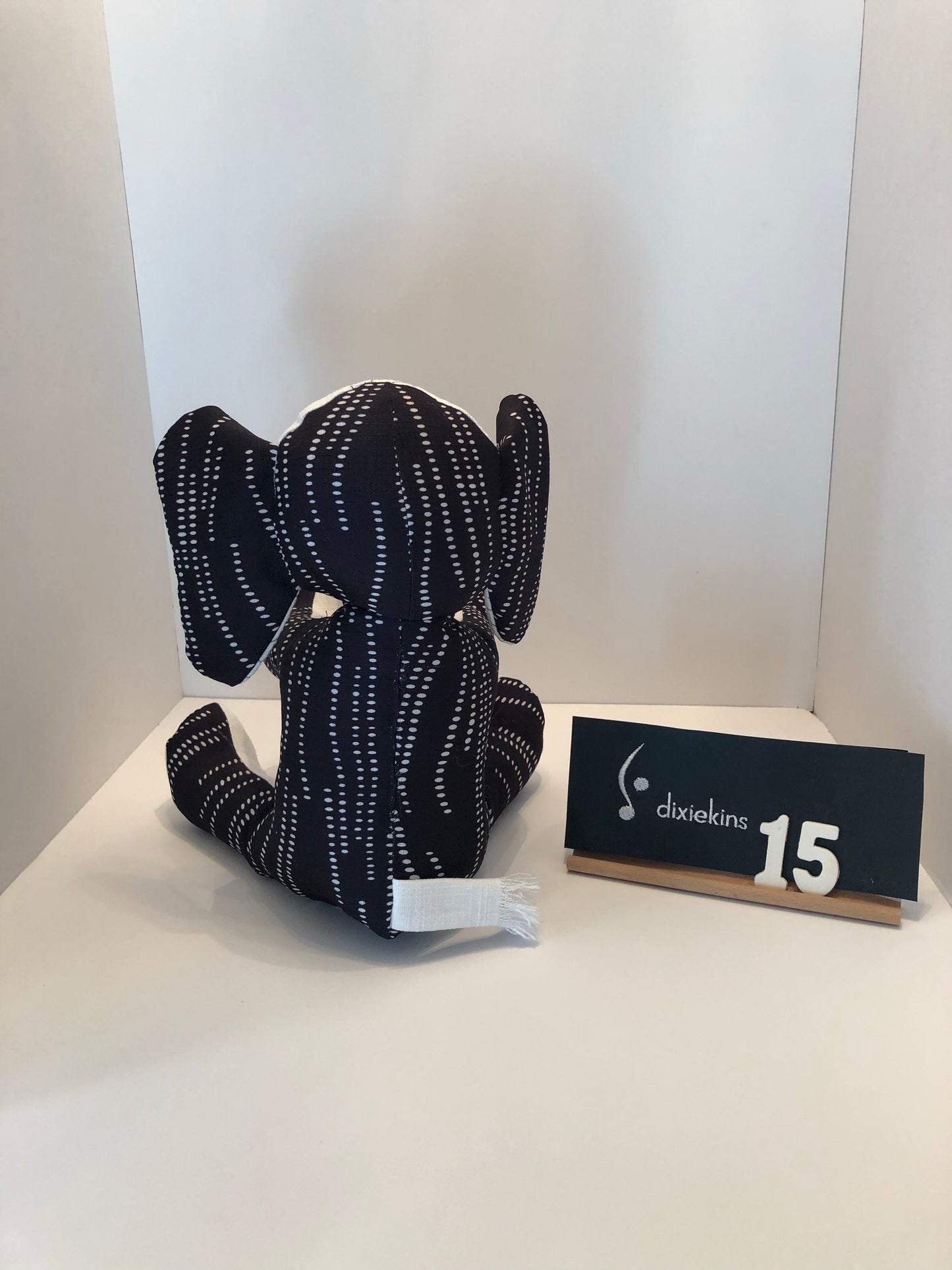 15. Black and White small elephant