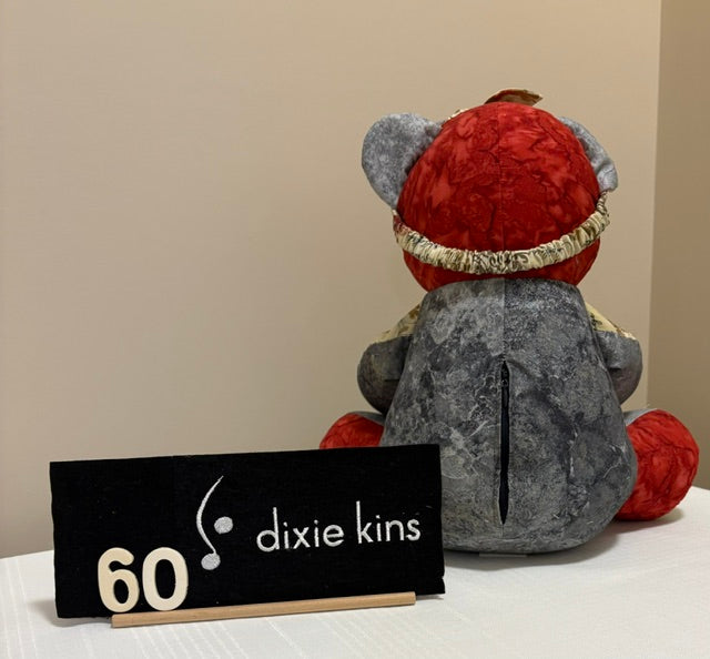 60. Dragonfly Fabric Bear