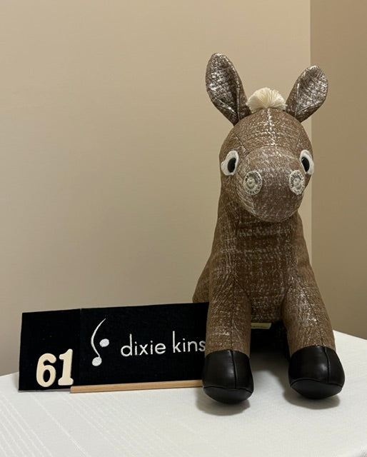 61. Tan and Silver Donkey
